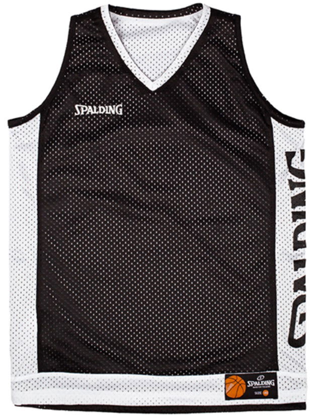 Dres Spalding Reversible Mesh Basketball Tank Top Čierna | 40221207-blackwhite, 0