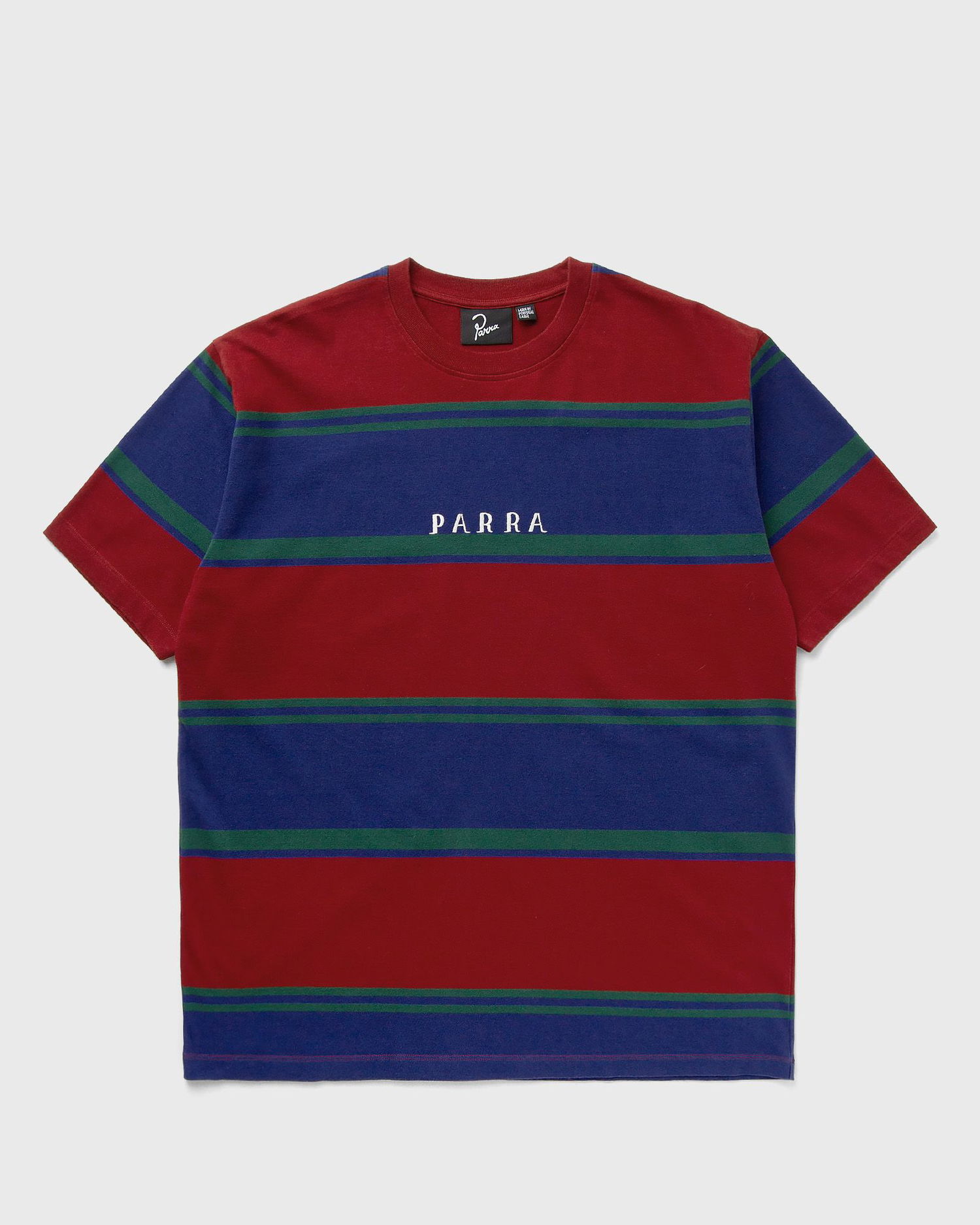 Tričko By Parra Striped T-Shirt Červená | 53320, 0