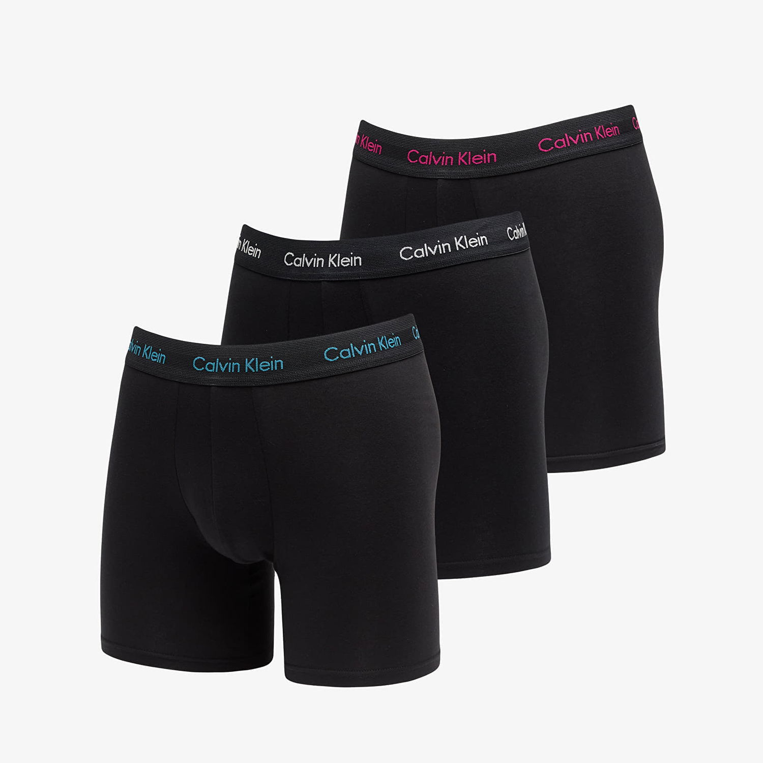 Boxerky CALVIN KLEIN Cotton Stretch Classic Fit Boxer Brief 3-Pack Black Čierna | NB1770A MXI, 0