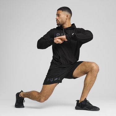 Mikina Puma CLOUDSPUN Branded Hoodie Čierna | 526678_01, 2