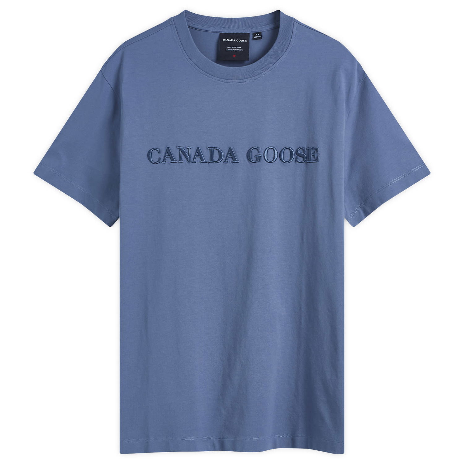 Tričko Canada Goose Embroidered Wordmark Emersen T-Shirt Modrá | 1420M2-222, 0