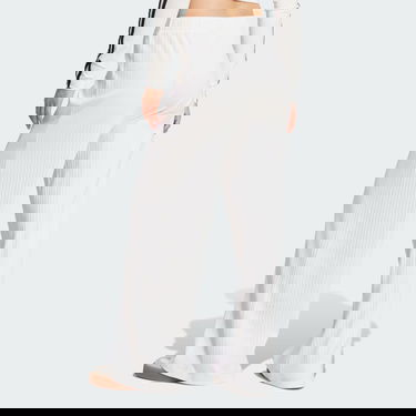 Nohavice adidas Performance Wide Leg Ribbed Pants Biela | JD1497, 2