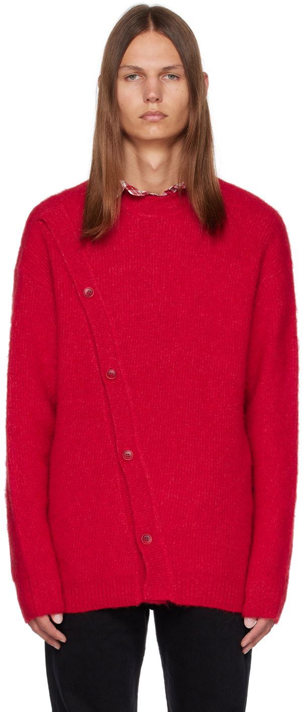 Sveter Jacquemus Le Chouchou 'Le Cardigan Pau' Cardigan Červená | 23E235KN109-2085, 0