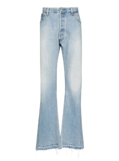 Džínsy Gallery Dept. LA Flare Jeans "Stonewashed Indigo & White" Modrá | LA5052-902