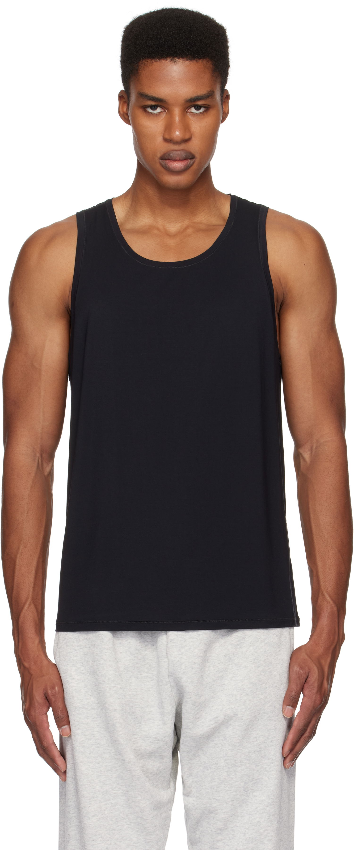 Tielko SKIMS SKIMS Stretch Tank Top Čierna | TP-TNK-5632M, 0