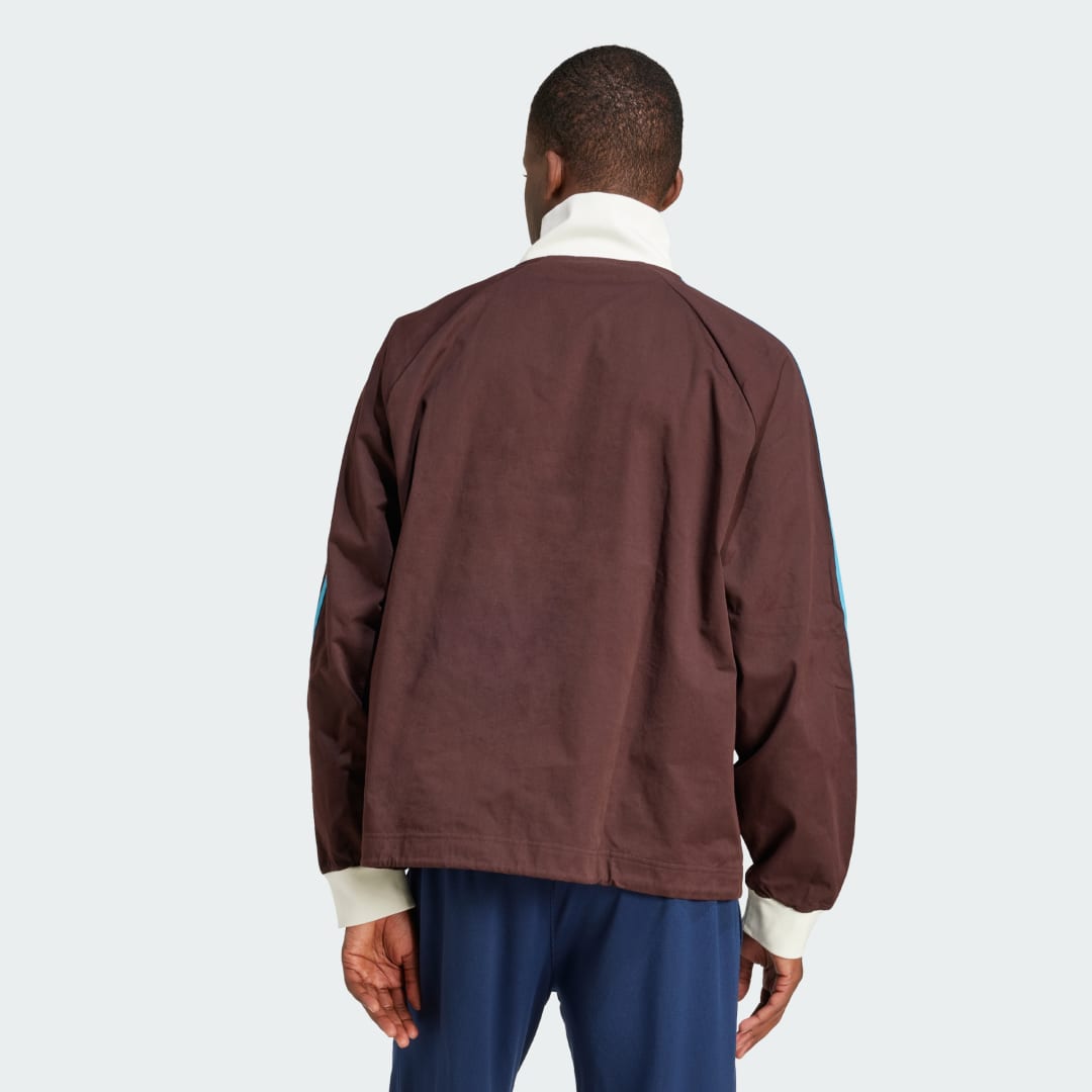 Vetrovka adidas Performance Quarter-Zip Windbreaker Hnedá | JC8376, 1