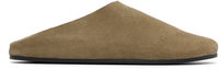 The Row Hudson Suede Slide Loafers