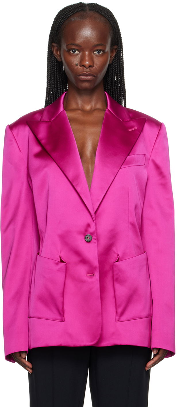 Bunda Tom Ford TOM FORD Relaxed-Fit Blazer Ružová | GI2953-FAX945, 0