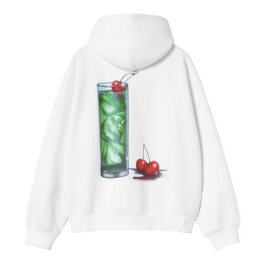 Mikina Carhartt WIP Jake Garcia Hooded Sweatshirt Biela | I035191_7, 1