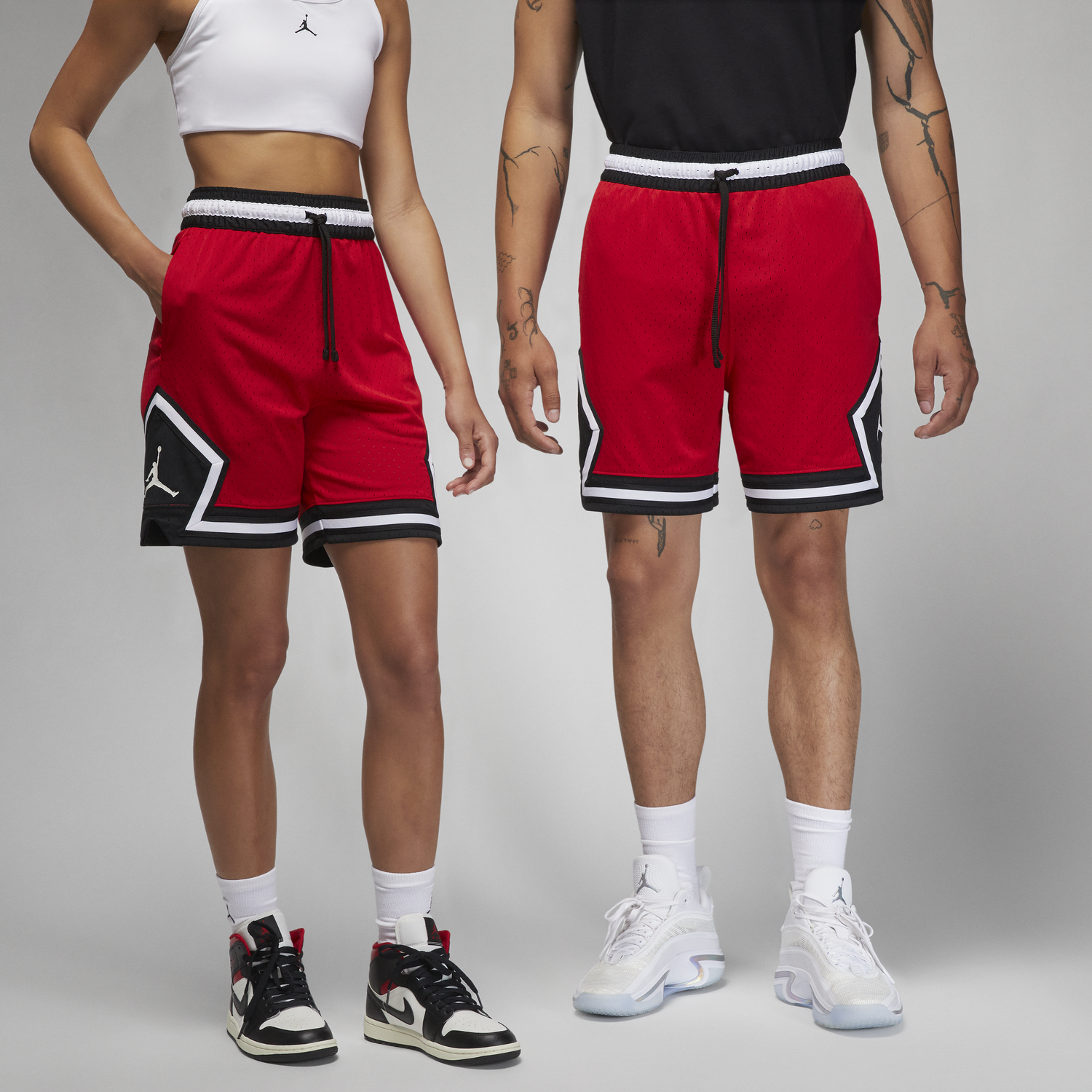 Šortky Nike Dri-FIT Sport Diamond Shorts Červená | DX1487-687, 0