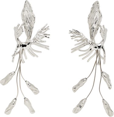 Náušnice Dries Van Noten Dries Van Noten Graphic Drop Earrings Metalická | 251-018213-046, 0