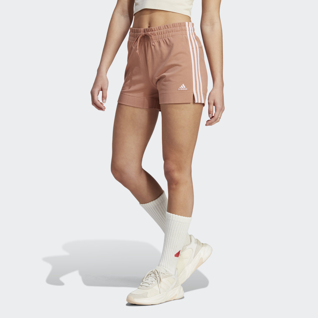 Šortky adidas Originals Essentials Slim 3-Stripes Shorts Ružová | IM2798, 1