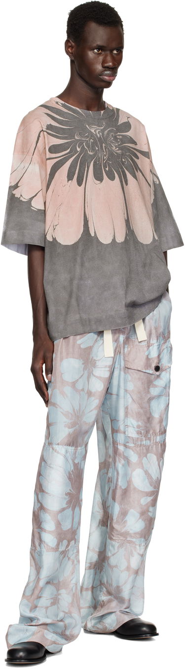 Tričko Dries Van Noten Dries Van Noten Floral Print T-Shirt Ružová | 251-021114-1603, 3