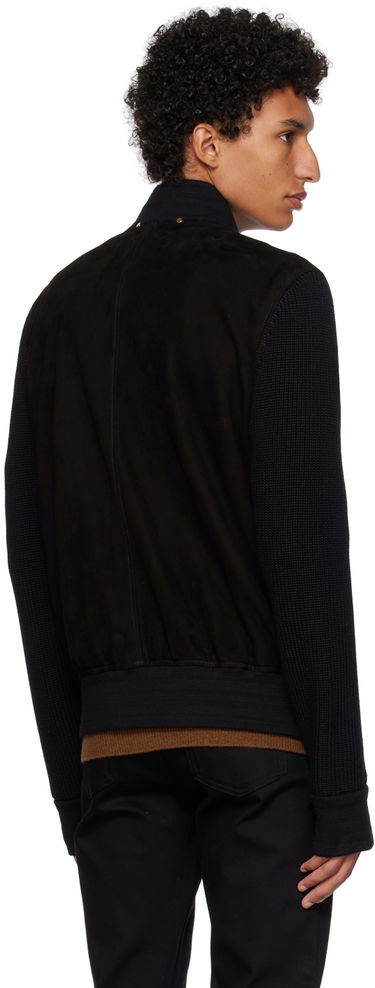 Bomber bunda Paul Smith Paul Smith Paneled Bomber Jacket Čierna | M1R-377Y-L00040, 2