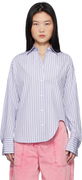 Attico Eliza Striped Shirt