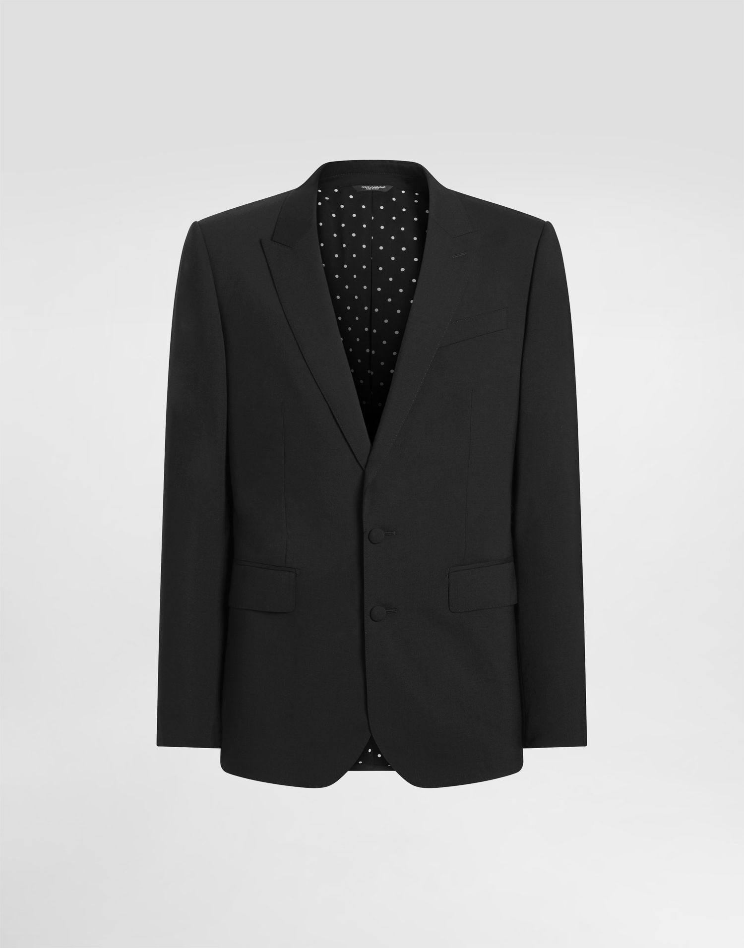 Bunda Dolce & Gabbana Single-breasted New Martini Canvas Jacket Čierna | G2VZ7TFUBFTN0000, 0
