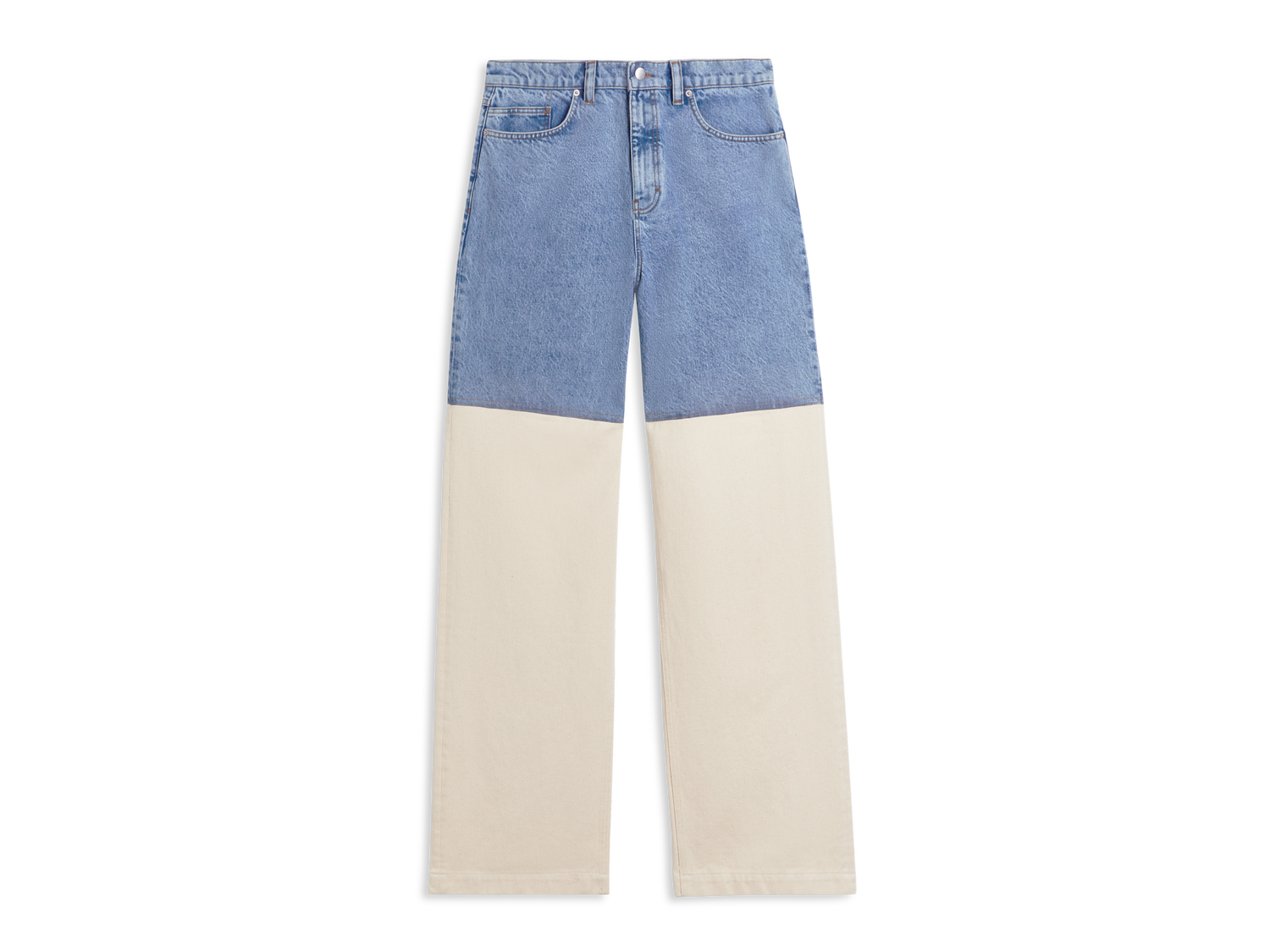 Džínsy AXEL ARIGATO Vault Paneled Jeans Modrá | A2083001, 1