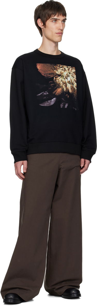 Mikina Dries Van Noten Dries Van Noten Graphic Sweatshirt Čierna | 252-021162-2611, 3