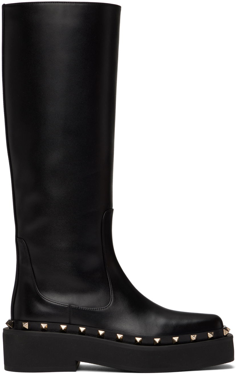 Tenisky a topánky Valentino Valentino Garavani Rockstud M-Way Knee-High Boots Čierna | 3W2S0HD8RPX