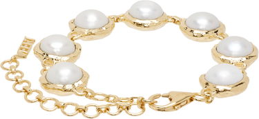 Náramok VEERT VEERT The Pearl Circle Gold-Tone Pearl Bracelet Metalická | JL0022BYG, 1