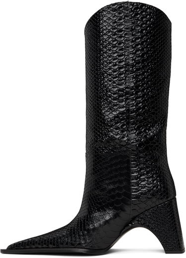 Oblečenie Coperni Coperni Python Embossed Bridge Cowboy Boots Čierna | COPSH16F6047, 2