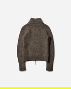 Tasna Mohair Zip Up Sweater