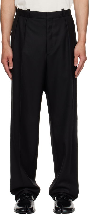 Nohavice Maison Margiela Maison Margiela Virgin Wool Trousers Čierna | S50KA0687 M35504, 0