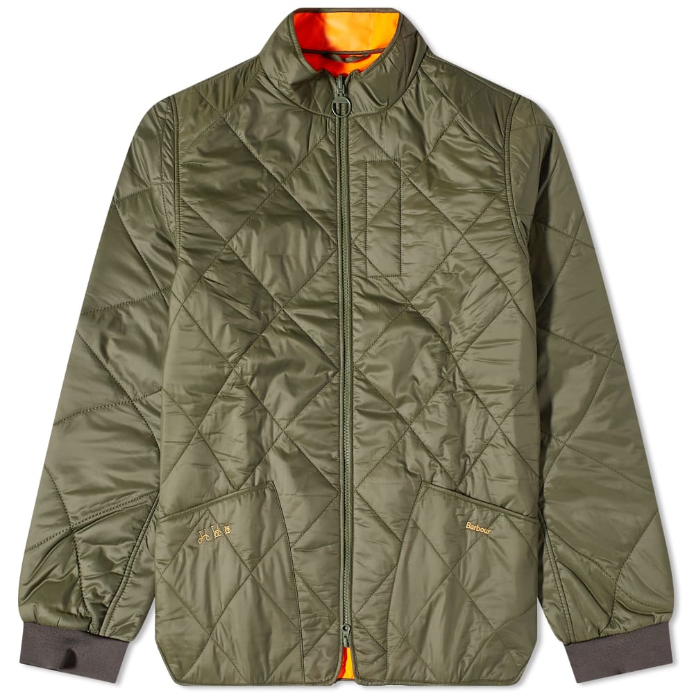 Bunda Barbour x Brompton Reversible Fold Quilt Zelené | MQU1492OL51, 0