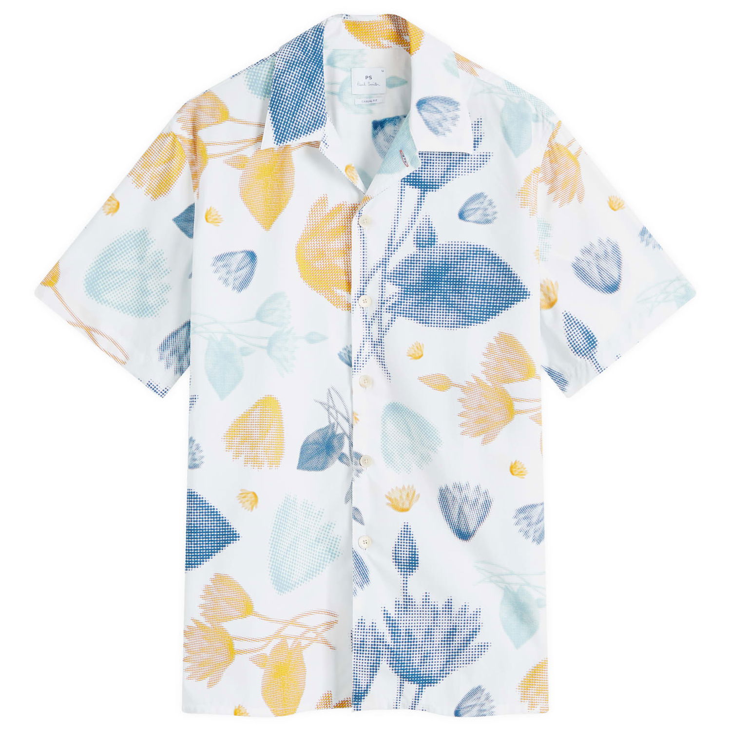 Košeľa Paul Smith Paul Smith Pixilated Flower Print Shirt Biela | M2R-695U-P22278-01, 1