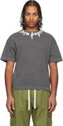 Palm Angels Neck Logo Regular T-shirt