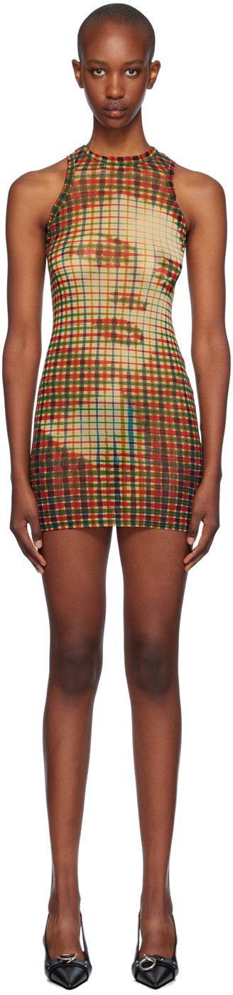 Šaty Jean Paul Gaultier Jean Paul Gaultier Tartan Face Print Mini Dress Rôznofarebný | 24/31-F-RO273-T563-95105030, 0