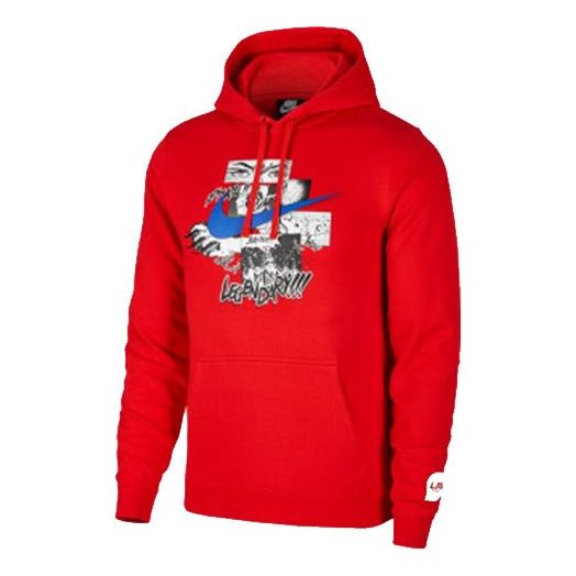 Mikina Nike LPL Crossover Graphic Print Hoodie Červená | CW4329-657, 0