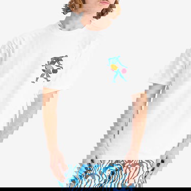 Tričko By Parra Parra Vase Delivery T-Shirt, Size Large Biela | 53206-WHT, 2