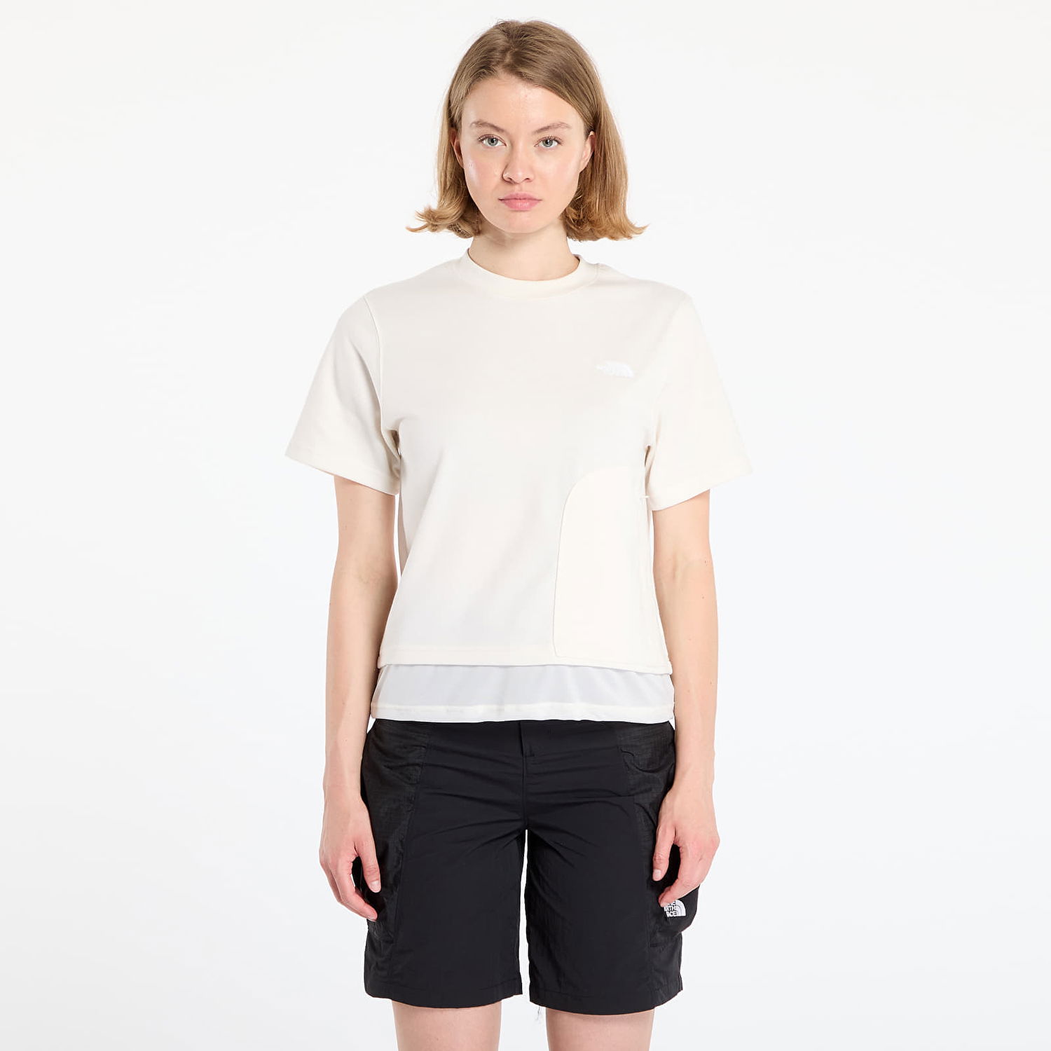 Tričko The North Face Women's Fabric Mix Short Sleeve T-Shirt Biela | NF0A8CMAQLI1, 0