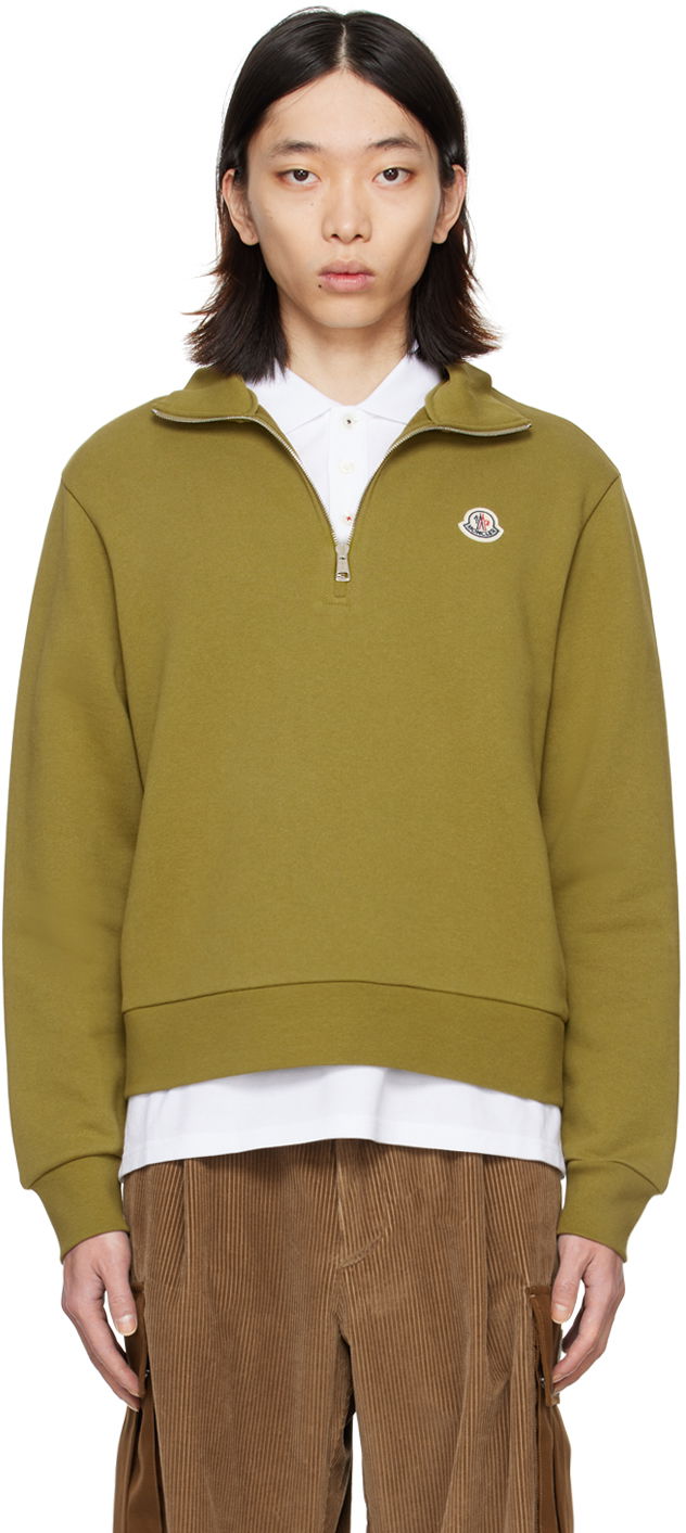 Sveter Moncler Patch Sweater Zelené | J10918G00022899V4, 0