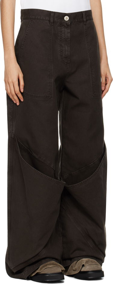 Cargo nohavice The Attico The Attico Long Cargo Pants Hnedá | 250WCP00198 DDC093AA, 1