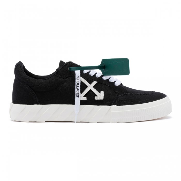 Tenisky a topánky Off-White Low Vulcanized Čierna | OMIA085C99FAB002 1001, 0