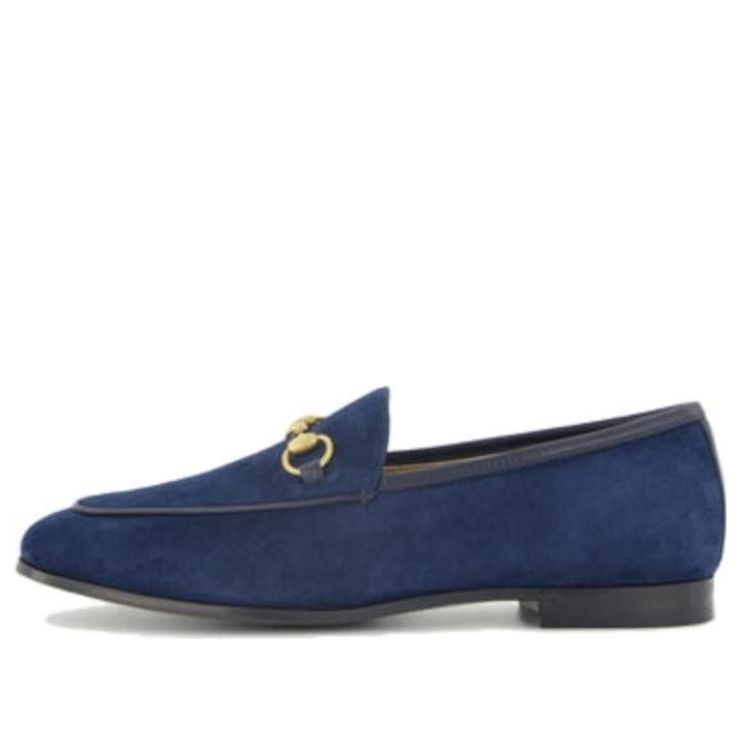 Tenisky a topánky Gucci Jordaan Suede Loafers Modrá | 404069-AABLH-4552, 0