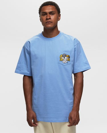 Tričko Mitchell & Ness NCAA PREMIUM POCKET TEE NORTH CAROLINA Modrá | TCRW6277-UNCYYPPPLTBL, 1