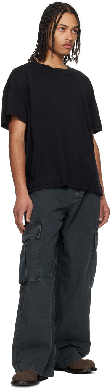 Tričko LES TIEN Les Tien Oversized T-Shirt Čierna | CJ-2094, 3