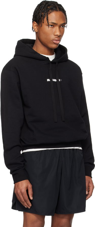 Mikina Jil Sander Jil Sander Logo Hoodie Čierna | J47GU0129_J20039, 1