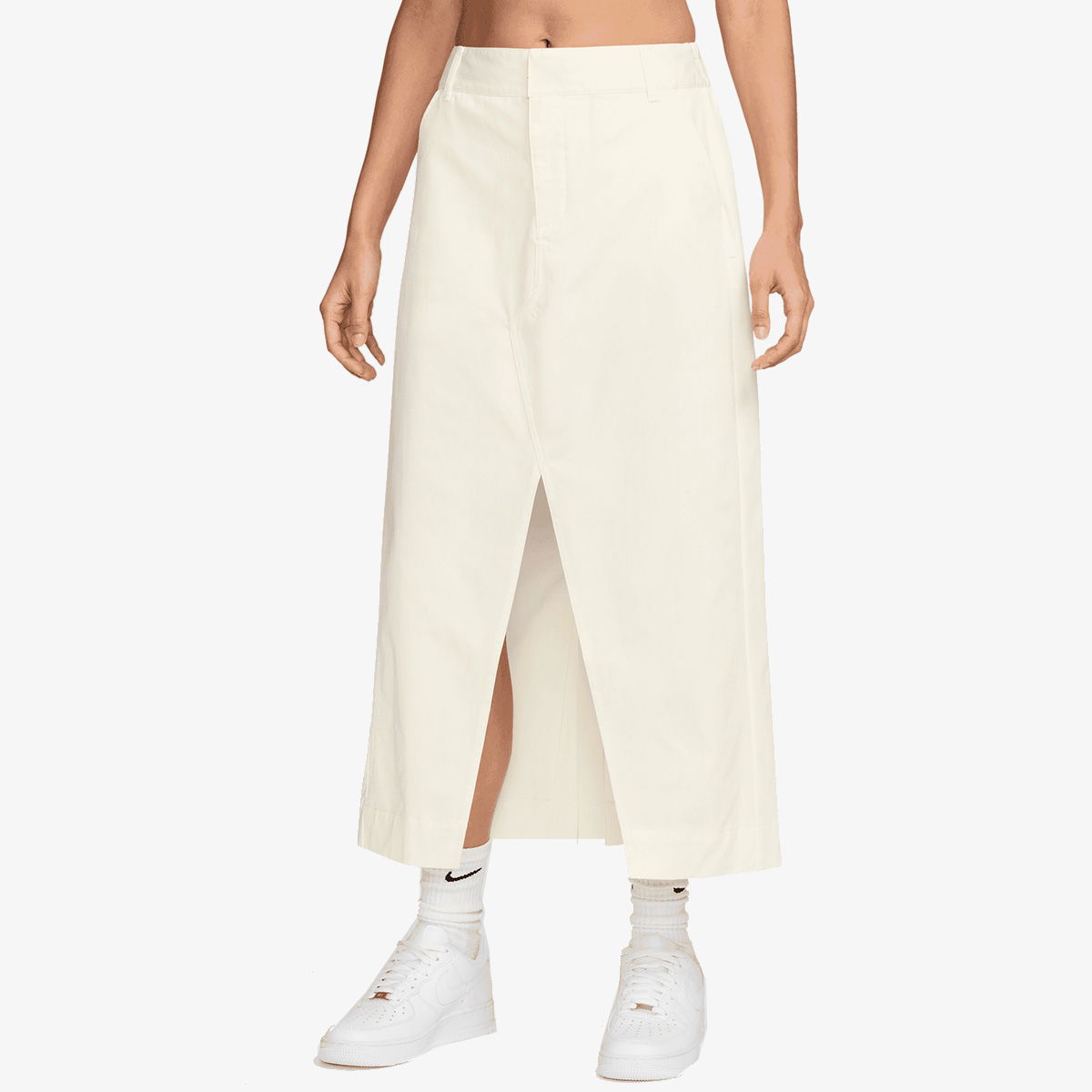 Sukňa Nike NSW Collection Twill Skirt Biela | HQ8022-133, 0