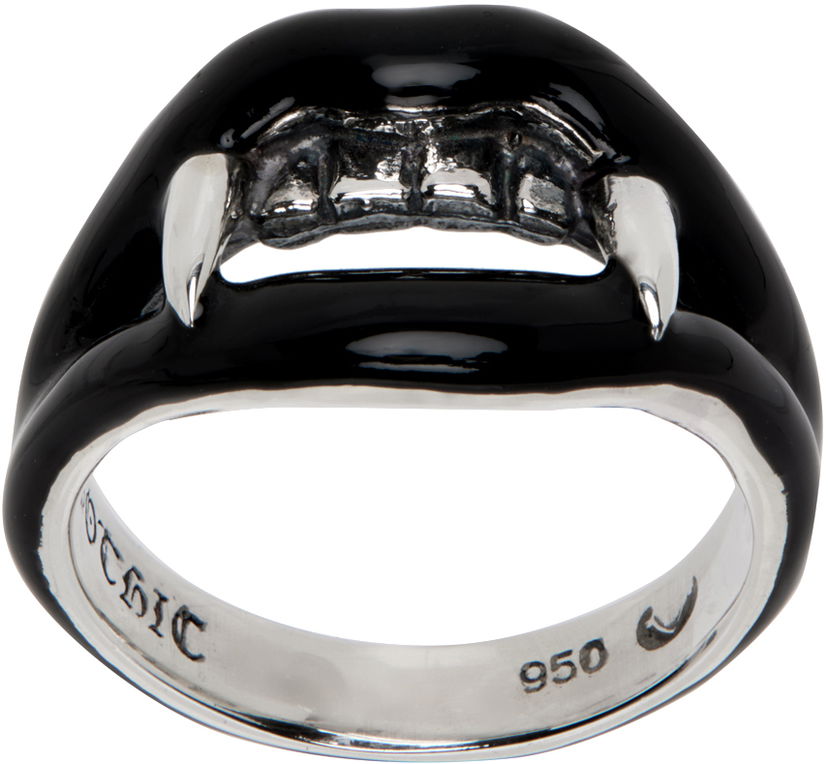 Prsteň Yohji Yamamoto Yohji Yamamoto Vampire Fang Ring Čierna | HA-A04-920
