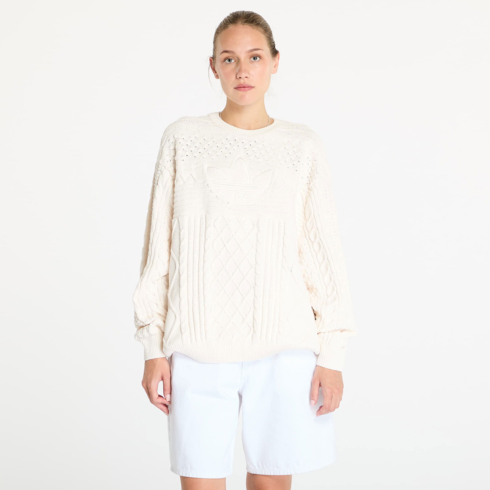 Knited Trf Sweater Wonder White