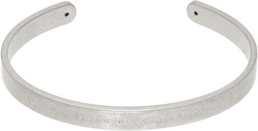 Náramok Acne Studios STOCKHOLM 1996 Engraved Cuff Bracelet Metalická | C50473-, 0