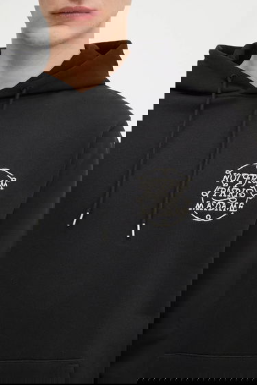 Mikina Drôle de Monsieur Drôle de Monsieur Le Hoodie Slogan Tresses Čierna | H.HO183.CO127, 3