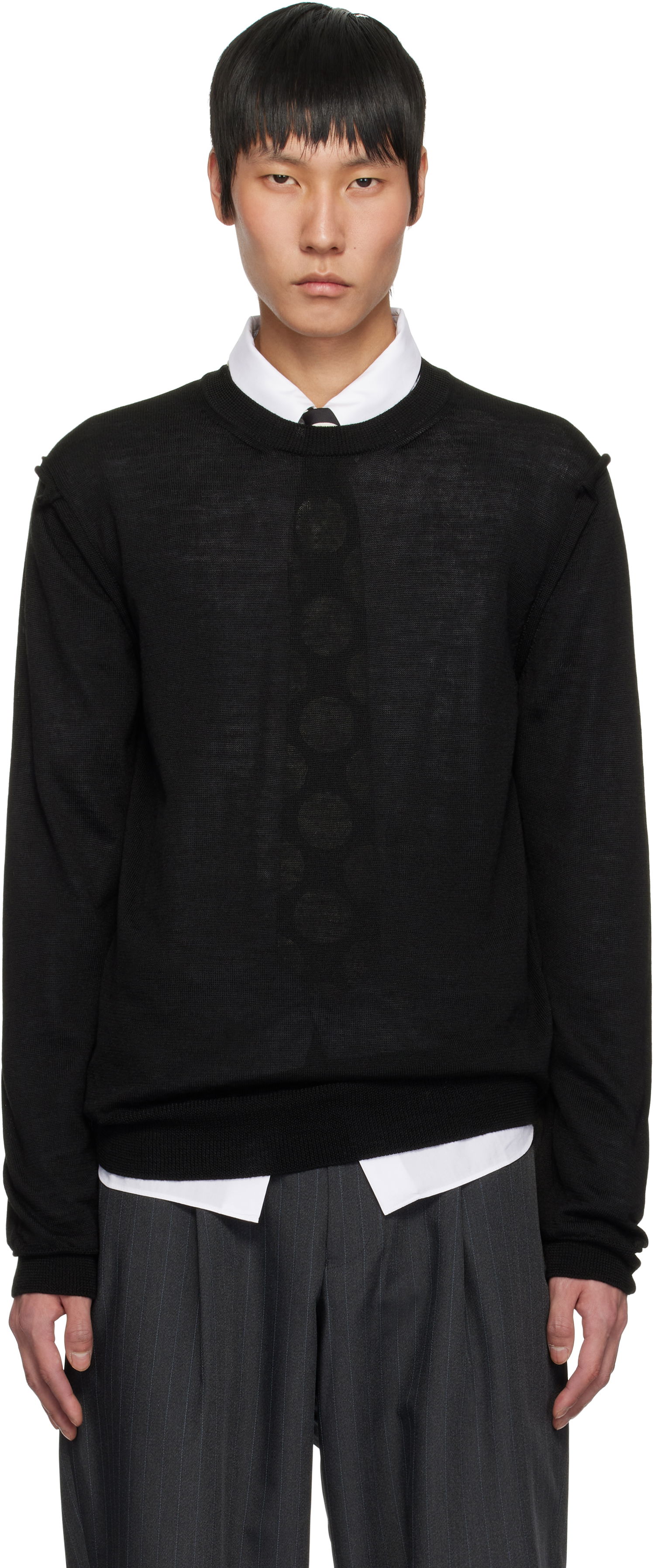 Sveter Comme des Garçons Crewneck Sweater Čierna | DO-N007-051, 0