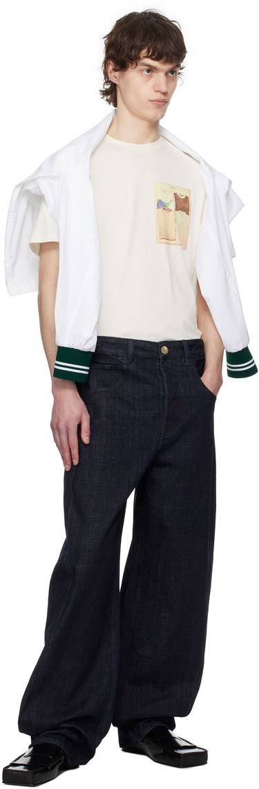Tričko Jacquemus Jacquemus Vintage Print T-Shirt Béžová | 25E255JS326-2461, 3