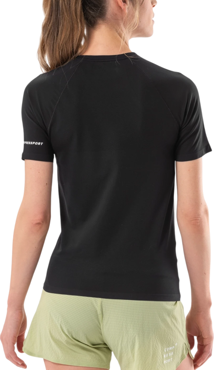 Tričko Compressport Trail Running Short Sleeve T-Shirt Čierna | atsw3649-atsw3649000, 1