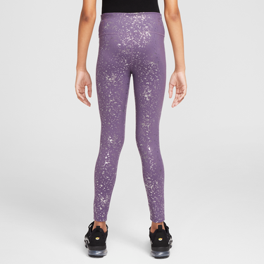 Legíny Nike One Dri-FIT High-Waisted Printed Leggings Fialová | HF4410-573, 3